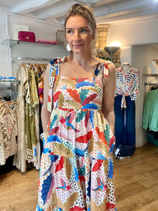 Parrot Print Sundress