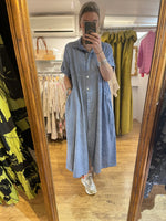 Load image into Gallery viewer, Linen Button Through Shirt Dress
