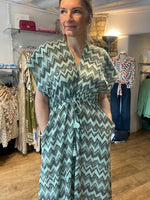 Load image into Gallery viewer, Zig Zag Maxi Dress
