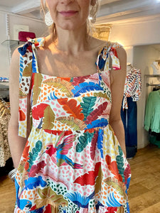 Parrot Print Sundress