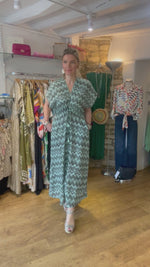 Load and play video in Gallery viewer, Zig Zag Maxi Dress
